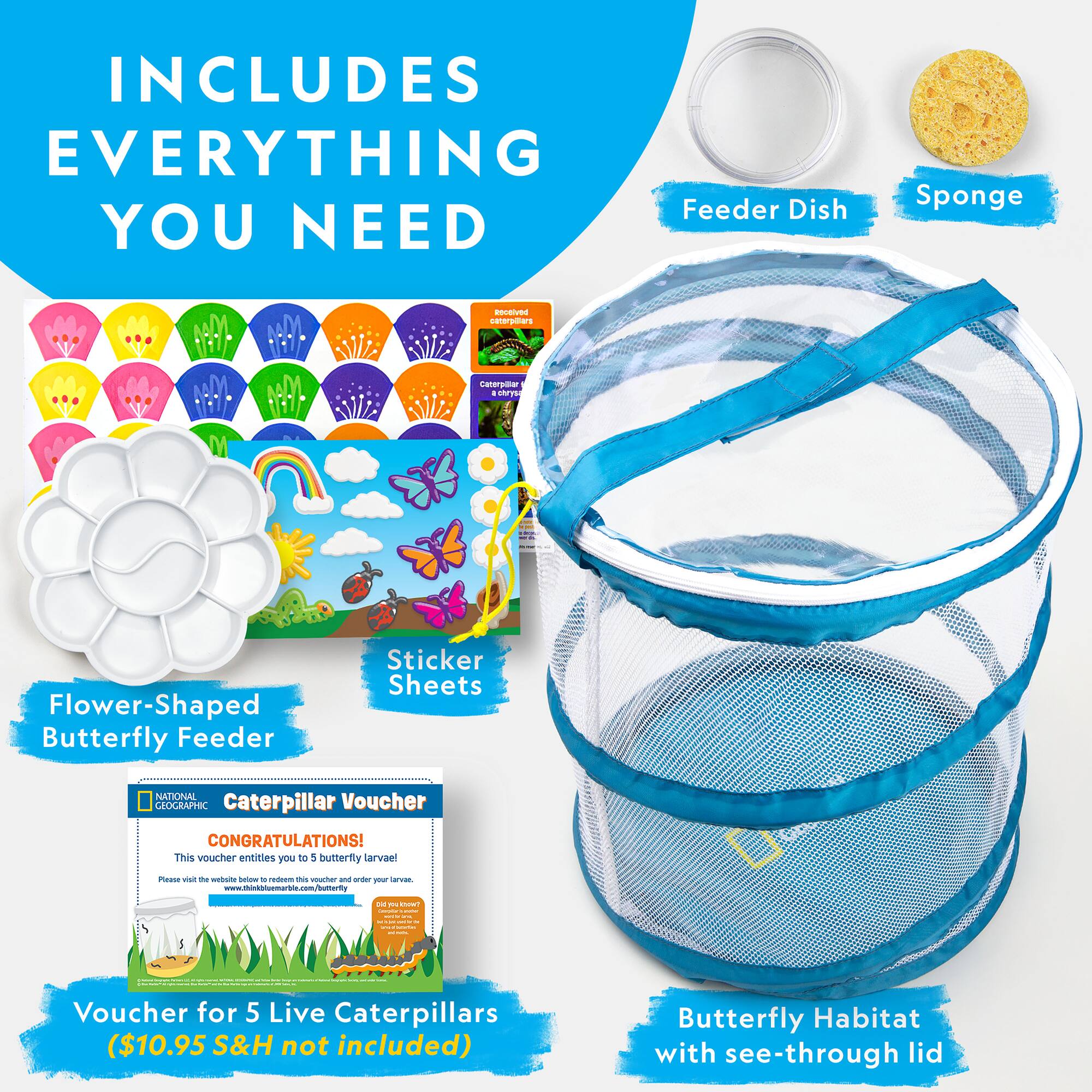 National Geographic™ Butterfly Growing Kit